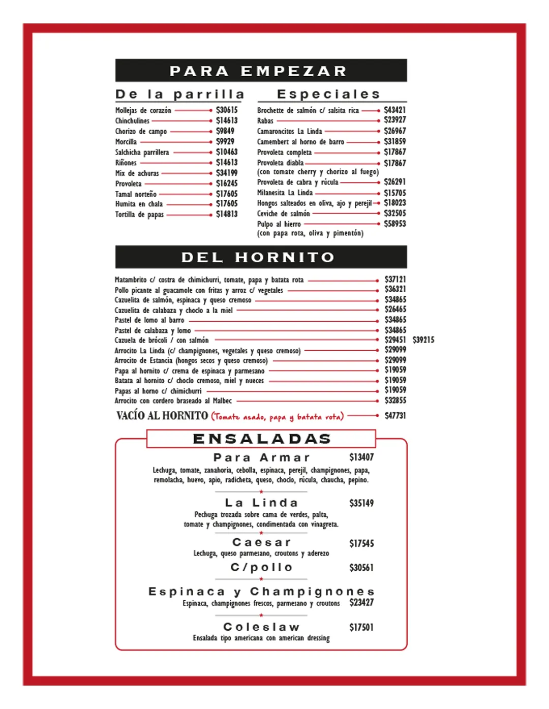 Menú — Página 2